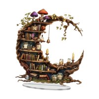 Magideal - Estatua De Estante De Librería 2D, Adorno Acrílico, Obras De Arte, Colección De Regalos, Escultura, Forma De , Para La Habitación De Inauguración,