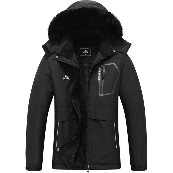 MOERDENG Womens Waterproof Winter Coat Softshell Hiking Jack