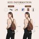 thumbnail image 2 of Mochila Convertible FANCELINE Marrón con Bandolera, 2 of 6
