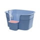 thumbnail image 4 of Bandeja De Arena Para Mascotas Con Parte Superior Abierta Y Lavabo De Arena Para Gatos De Lado Alto, Resistente Caja De Arena Para Gatos, Color Azul, 4 of 5