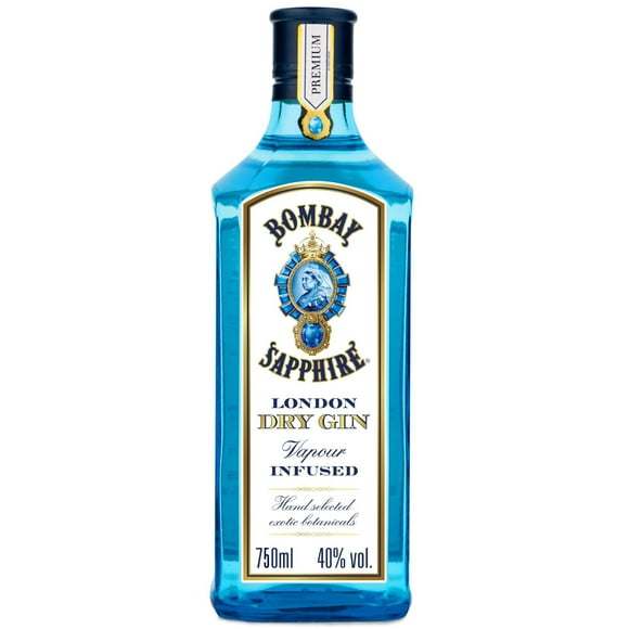 Gin Sapphire 40° Botella, 750 ml