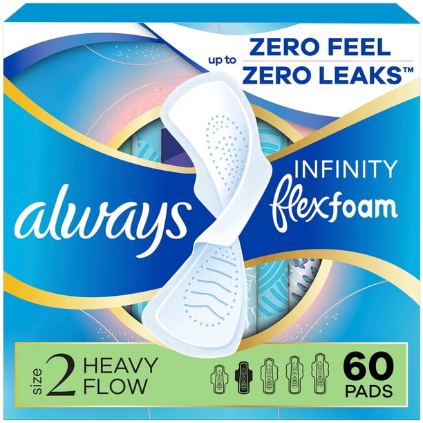 Always Infinity FlexFoam Protectores Talle 2 Flujo Abundante