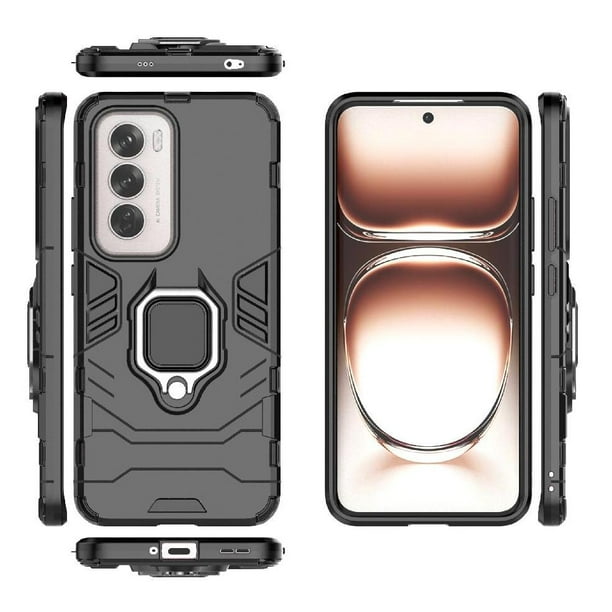 FOXDOCK Funda Antigolpes para OPPO Reno 12 5G – Protección Total con Soporte y Diseño Robusto
