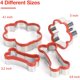 thumbnail image 2 of Cortador de galletas COOKIEQUE 4 piezas – Formas de hueso y pata, 2 of 7