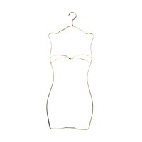 Bothyi - Bikini Display Hanger Durable Lingerie Hanger Para Boutiques Cloakroom Stores Gold