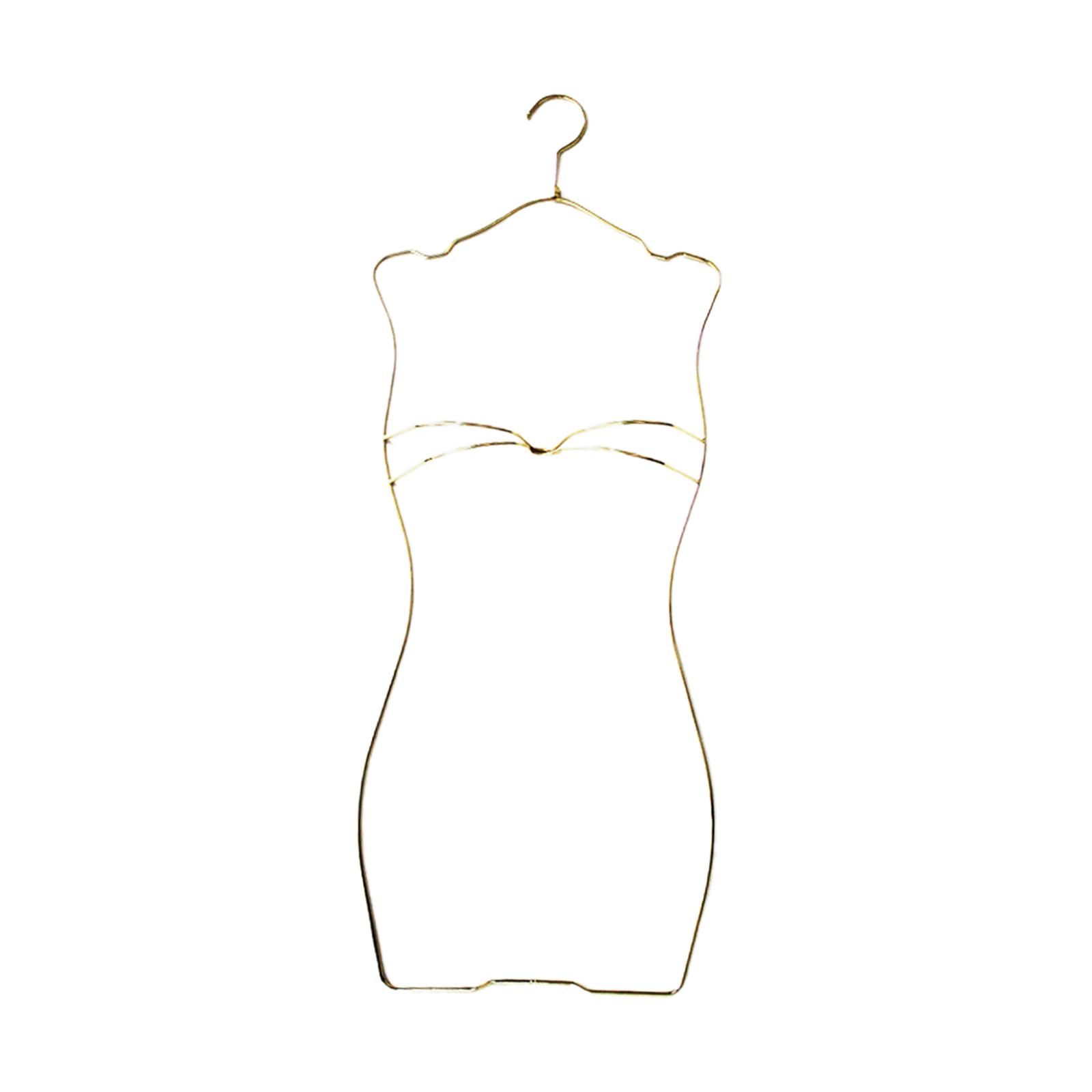 Bothyi - Bikini Display Hanger Durable Lingerie Hanger Para Boutiques Cloakroom Stores Gold