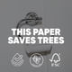thumbnail image 5 of Papel higiénico Save Trees Bamboo, 12 rollos, 3 capas, 300 hojas, 5 of 8
