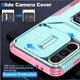 thumbnail image 5 of Funda Armada para Samsung Galaxy A36 con Tapa Deslizante y Soporte Magnético Giratorio Verde, 5 of 5