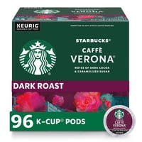 Cápsulas De Café Starbucks Caffè Verona Tostado Oscuro 96 K-Cups