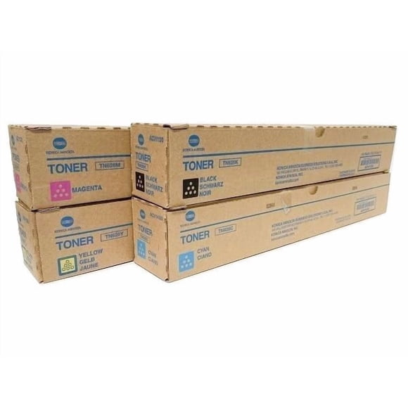 Set de Cartuchos de Tóner TTCopier TN626 CMYK Bizhub C450i-650i