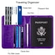thumbnail image 3 of Funda de pasaporte WALNEW RFID de piel sintética con bolígrafo para viajes, 3 of 9