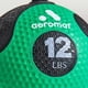 thumbnail image 1 of Balón medicinal Aeromat Elite Power de 12 libras con cuerda verde, 1 of 5