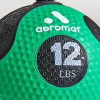 Balón Medicinal Aeromat Elite Power De 12 Libras Con Cuerda Verde