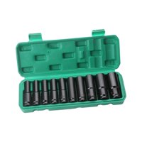 Ioensy - Juego De Llaves De Vaso De Impacto De Accionamiento Genérico, Herramienta Neumática Para Reparación De Automóviles, Juego De Llaves De Vaso Hexagonales