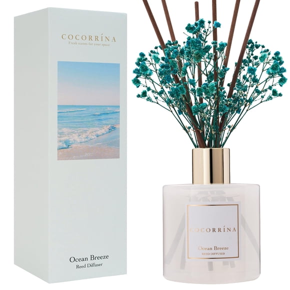 Difusor Reed COCORRÍNA Ocean Breeze Scent 200 ml con 8 barras