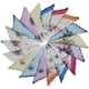 thumbnail image 1 of 10pcs Women Vintage Floral Print Colorful Ladies Handkerchiefs Wedding Handkerchief, 1 of 4
