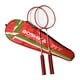 thumbnail image 3 of 2x Juego De Raquetas De Bádminton Entrenamiento De Atletas Y Competición Para Playa Al Aire Libre Rojo, 3 of 5