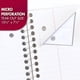 thumbnail image 4 of Cuaderno Mead Spiral de 1 tema a rayas de ancho, 70 hojas, 24 unidades, 4 of 7