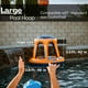 thumbnail image 3 of Juego de canastas de baloncesto para piscina Hoop Shark naranja/azul, 3 of 3