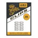 thumbnail image 1 of Clips de Pesca Top Water Acero Inoxidable 45 lb Paquete de 10, 1 of 9