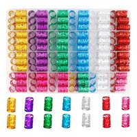 Ioensy - Rastas Trenza Perlas Anillos Cabello Colgantes Peluca Accesorios Trenzado Perlas