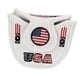 thumbnail image 4 of Funda para cabeza de putter de mazo de golf, funda para palo de golf, forro cómodo, funda envolvente Blanco, 4 of 5
