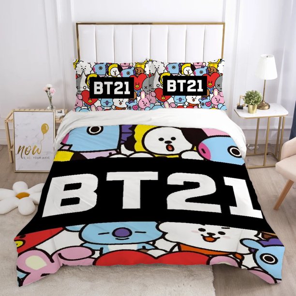 x674 Bed SheetsBear Cover Comforter Bedding Sets Bedding Set Duvet b-bt- Cover Comforter Sets Quilt Pillowcase Quilt Cute 3-Piece Bedding Set (1 Duvet Cover + 2 Pillow Shams) nj674