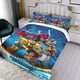 thumbnail image 3 of Transformers EarthSpark Conjunto de sábanas temático, trío de piezas, cómodo y amigable con la piel, diseño único, regalo de decoración para el hogar para familiares, amigos y fans,135cm *200cm, 3 of 6