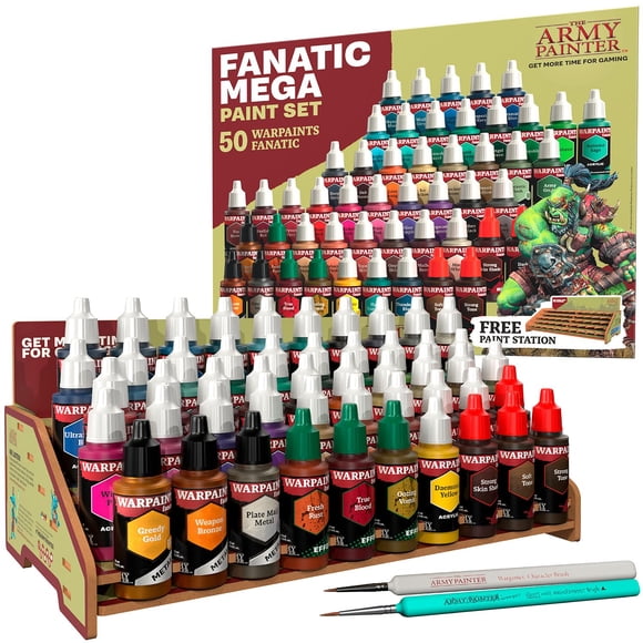 Set de Pintura The Army Painter Warpaints Fanatic Mega Combo 50x18mL