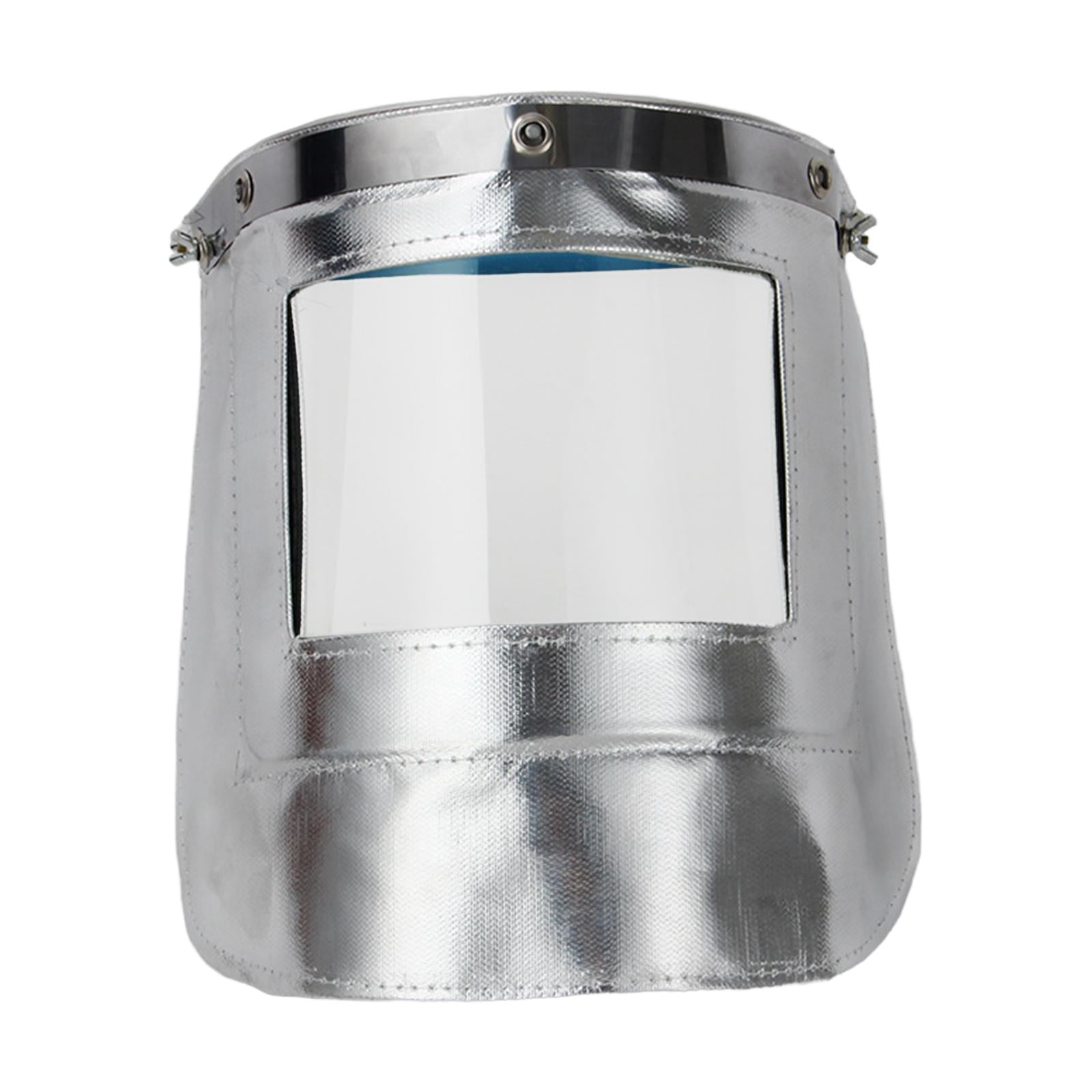 Magideal - Máscara De Protección Hart Hat, Máscara De Soldador De Papel De Aluminio Con Máscara De Soldadura Len, Resistente A Altas Temperaturas Para Molienda D