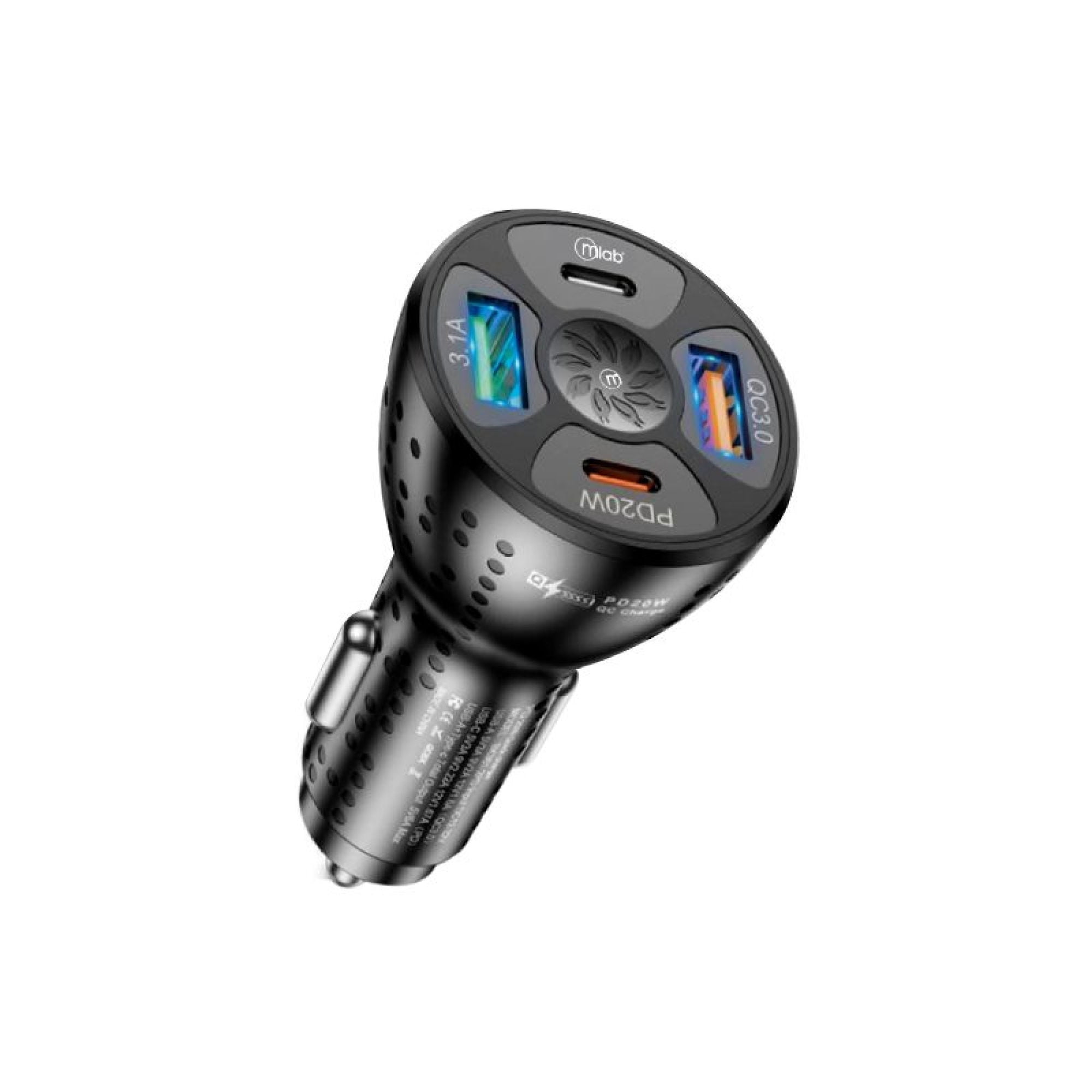 Cargador Auto 9273 Negro