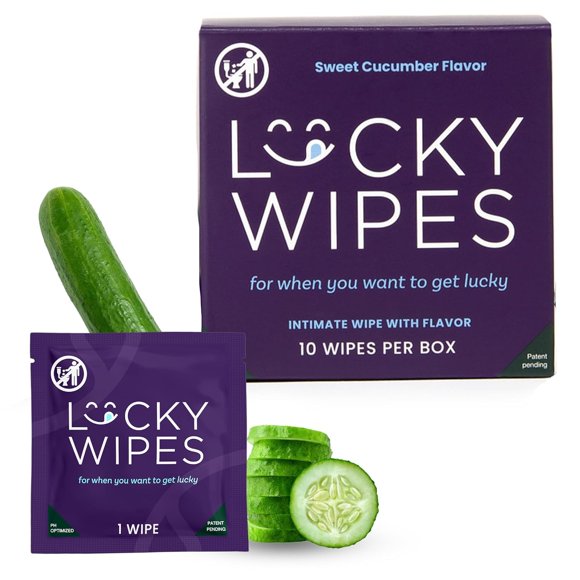 Toallita limpiadora facial Sweetums 10 unidades sabor pepino, pH equilibrado