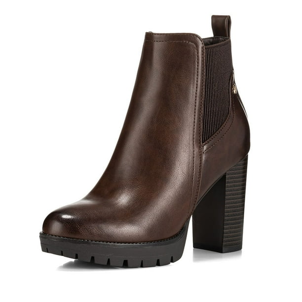 Botin Marron Casual Mujer Weide QBM06