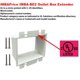 thumbnail image 2 of Extensor de caja eléctrica iMBAPrice BE2 de 2 módulos, no metálico, 2 of 9
