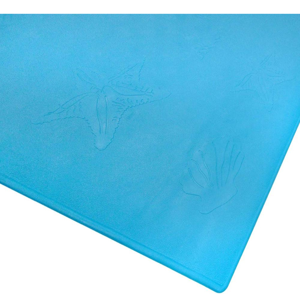 Piso De Baño Antideslizante Microcontrol 53X53Cm Celeste Dvp