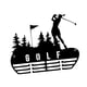 thumbnail image 5 of Titular De La Medalla De Golf Silueta De Decoración De Silueta Resistente Para El Dormitorio Del Premio De Deportes, 5 of 5