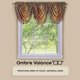 thumbnail image 2 of Cortinas de ventana ACHIM Soft Waterfall Valance, 46 x 102 cm, degradado, 2 of 6