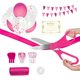 thumbnail image 1 of Tijeras Crutello 51 cm Kit de Corte de Cinta Rosa 20 ft x 20 in, 1 of 6