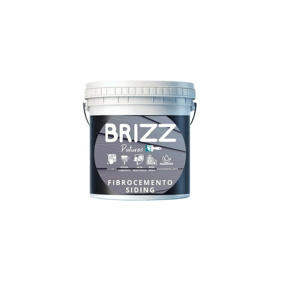 Pintura Para Siding fibrocemento “gris Medio 8523” (galón 4 L) Brizz
