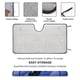 thumbnail image 2 of Pato Lucas Parasol Para Parabrisas Delantero Protector Plegable Visera Solar Para Auto Bloquea Rayos Uv Mantiene Tu Vehículo Fresco 130cm*70cm, 2 of 6