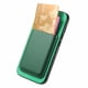 thumbnail image 2 of Funda de Cuero Magnética con Tarjetero para iPhone 16 Plus Cubierta Delgada Verde, 2 of 5