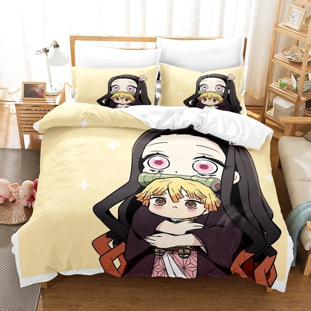 Kawaii Girls Out Of The blade Bedding Sets Duvet Cover Set With Pillowcase Bedclothes Bed Linen