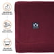 thumbnail image 2 of Manta de lana Arcturus, militar, cálida, gruesa, lavable, 2,04 kg, color vino, 2 of 8