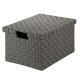 thumbnail image 1 of Caja de archivos Honey-Can-Do 37 cm negro jaspeado, 1 of 2