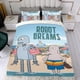 thumbnail image 4 of Sueños de robot Conjunto de sábanas temático, trío de piezas, cómodo y amigable con la piel, diseño único, regalo de decoración para el hogar para familiares, amigos y fans,140cm *210cm, 4 of 6