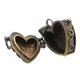 thumbnail image 4 of Joyería De Cremación De Latón Ceniza Urna Memorial Corazón Colgante, 4 of 5