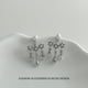 thumbnail image 1 of CZ Teardrop Stud Earrings for Women, Elegant Jewelry, 1 of 2