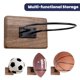 thumbnail image 3 of Porta Pelotas Rovarahoom 4 Piezas Madera de Nogal, 3 of 8