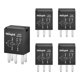 thumbnail image 1 of Relé Nilight 12 V SPST de 5 pines para bomba de combustible, paquete de 5, 35 A/20 A, 1 of 9