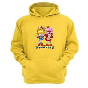 Genérico - Polerón Canguro Frutillita Y Rainbown Brite Amarillo Talla Xs Unisex